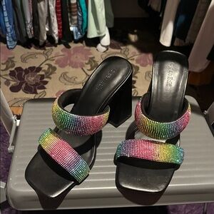 Elegant Multicolor Beaded Women's Sandals